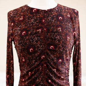 Bailey 44 Mesh Floral Patterned Blouse